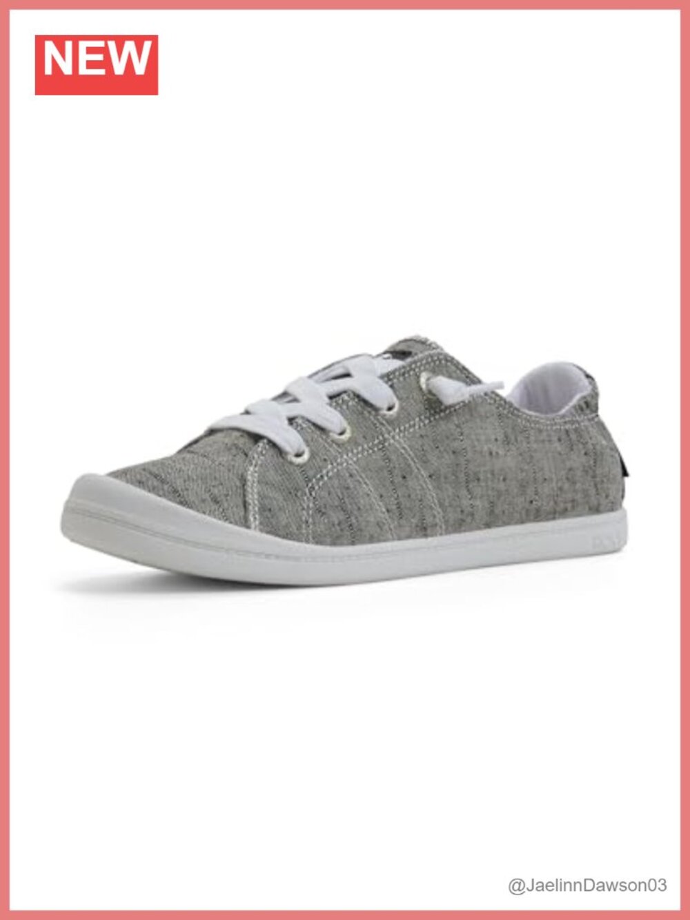 Roxy Bayshore Canvas Slip-on Sneaker Memory Foam